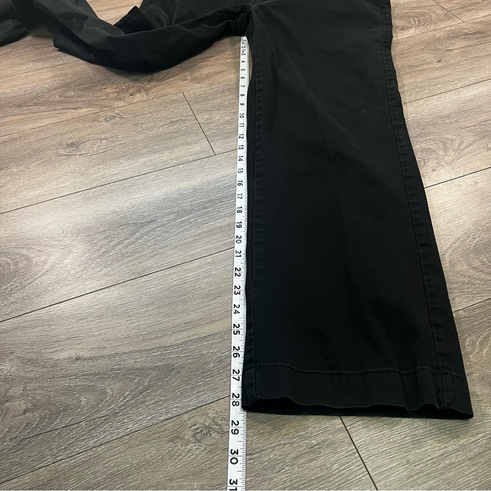 Riders by Lee Curvier Casual Dress Work Black Pants Size 16 M Chino Trousers - Picture 6 of 10